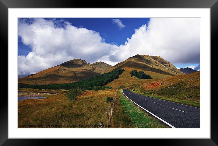 Scotland View Framed Mounted Print by R K Photography