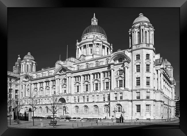 The Port of Liverpool Building Framed Print by Darren Galpin