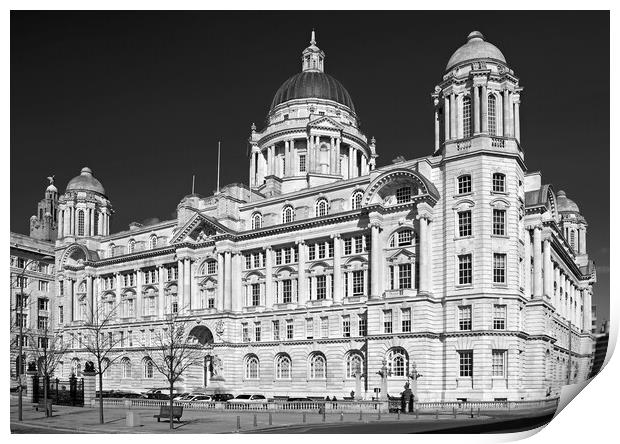 The Port of Liverpool Building Print by Darren Galpin