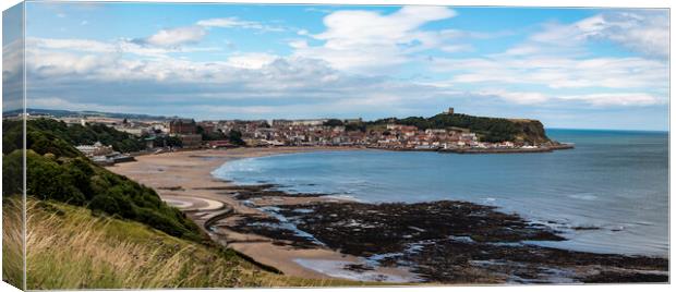 Scarborough South Bay Panoramic Canvas Print by Glen Allen