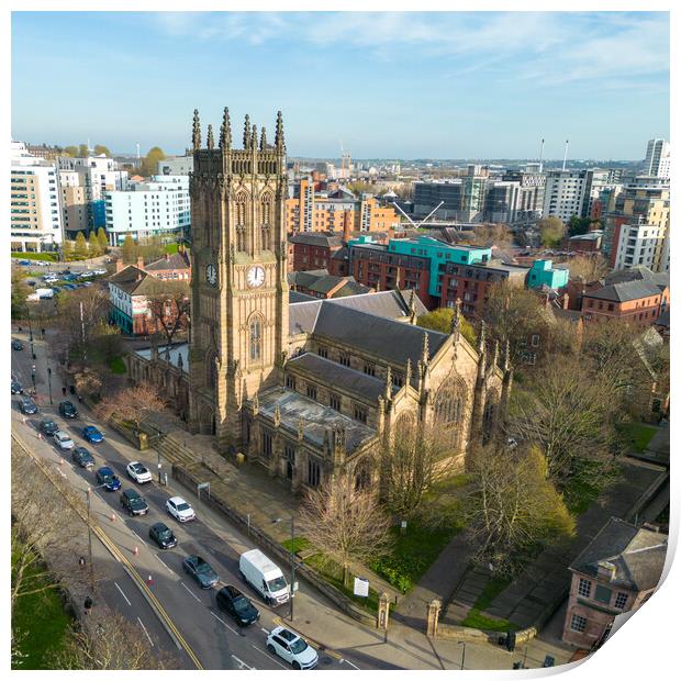 Saint Anne's Cathedral Print by Apollo Aerial Photography