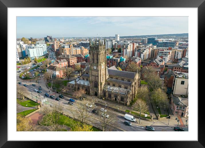 Saint Anne's Cathedral Framed Mounted Print by Apollo Aerial Photography