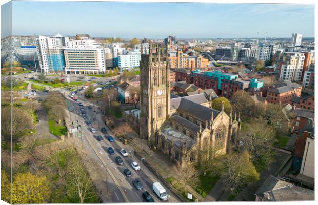 Saint Anne's Cathedral Canvas Print by Apollo Aerial Photography