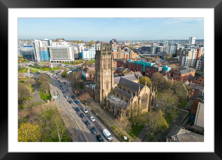 Saint Anne's Cathedral Framed Mounted Print by Apollo Aerial Photography