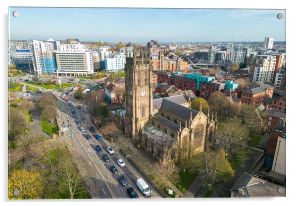 Saint Anne's Cathedral Acrylic by Apollo Aerial Photography