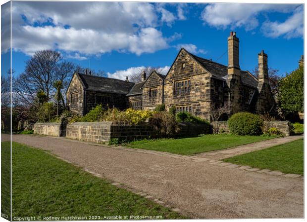 A Glorious Spring Day at Oakwell Hall Canvas Print by Rodney Hutchinson