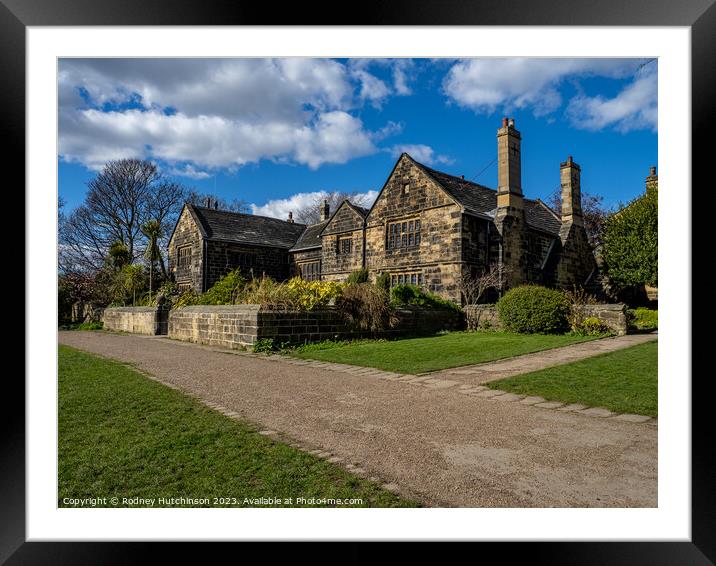 A Glorious Spring Day at Oakwell Hall Framed Mounted Print by Rodney Hutchinson
