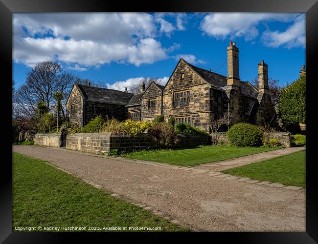 A Glorious Spring Day at Oakwell Hall Framed Print by Rodney Hutchinson