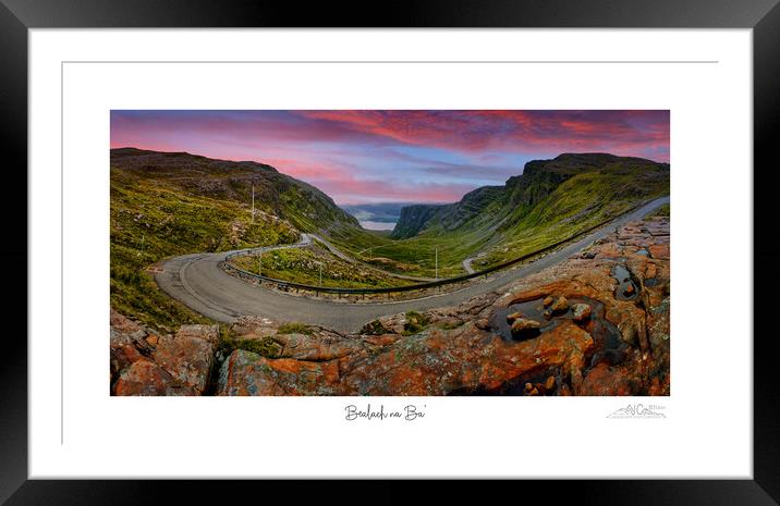  Bealach na Bà Applecross road Huighlands Scotland  Framed Mounted Print by JC studios LRPS ARPS