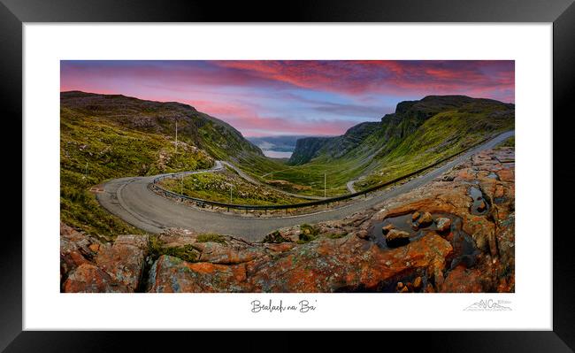  Bealach na Bà Applecross road Huighlands Scotland  Framed Print by JC studios LRPS ARPS