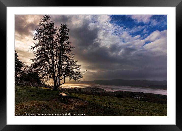 Arnside Knott Framed Mounted Print by Matt Jackson