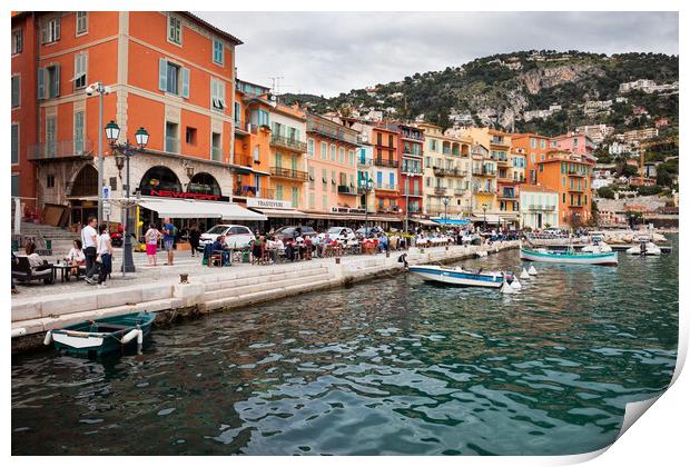 Villefranche sur Mer in France Print by Artur Bogacki