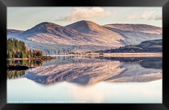 Majestic Loch Doon Framed Print by Rodney Hutchinson