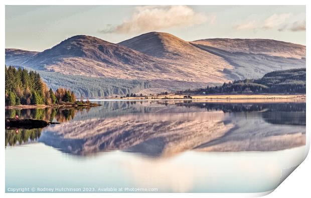 Majestic Loch Doon Print by Rodney Hutchinson