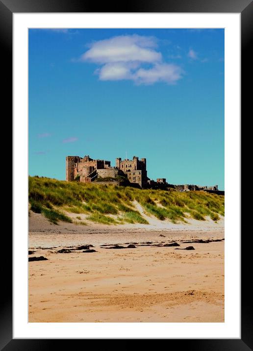 Bamburgh Castle Framed Mounted Print by Rachael Smith