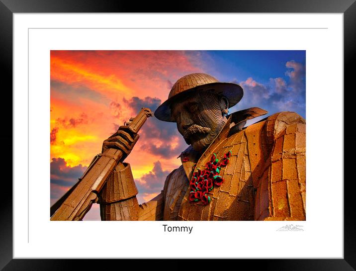 Tommy at Seaham  Framed Mounted Print by JC studios LRPS ARPS