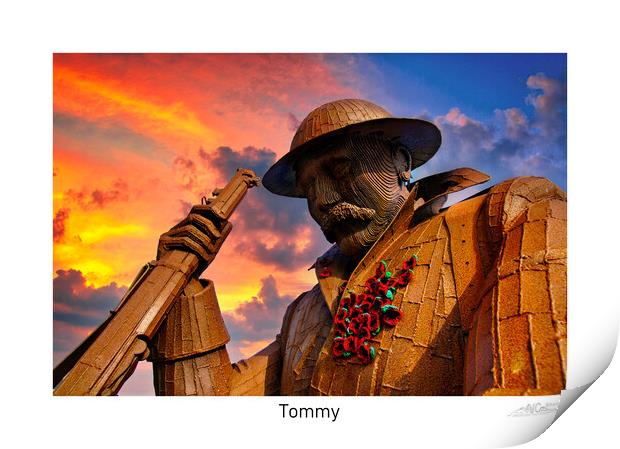 Tommy at Seaham  Print by JC studios LRPS ARPS