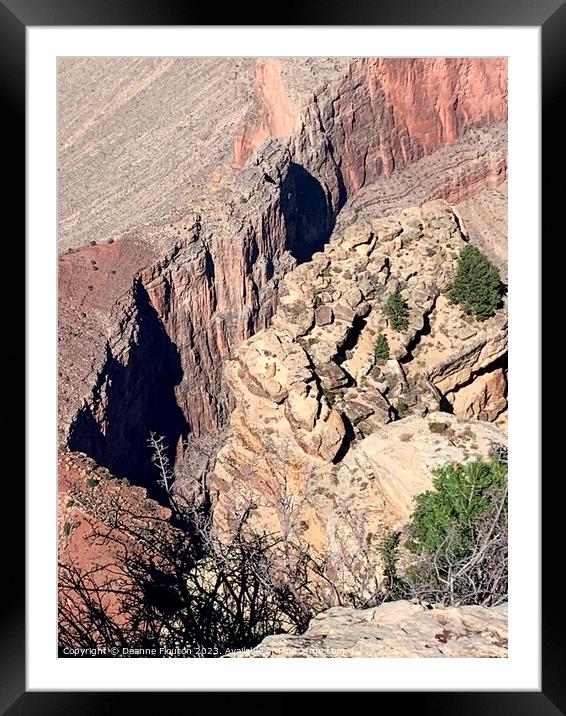  Grand Canyon Beauty Framed Mounted Print by Deanne Flouton