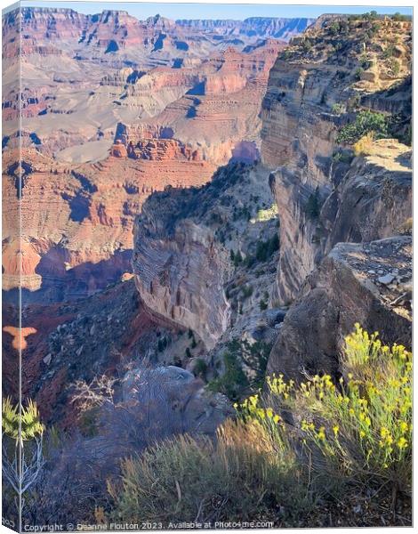 Breathtaking  Beauty of the Grand Canyon Canvas Print by Deanne Flouton