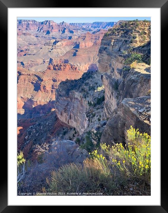 Breathtaking  Beauty of the Grand Canyon Framed Mounted Print by Deanne Flouton
