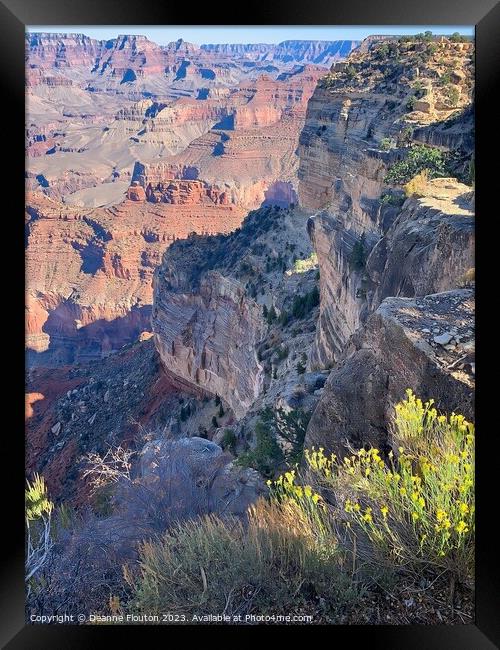 Breathtaking  Beauty of the Grand Canyon Framed Print by Deanne Flouton