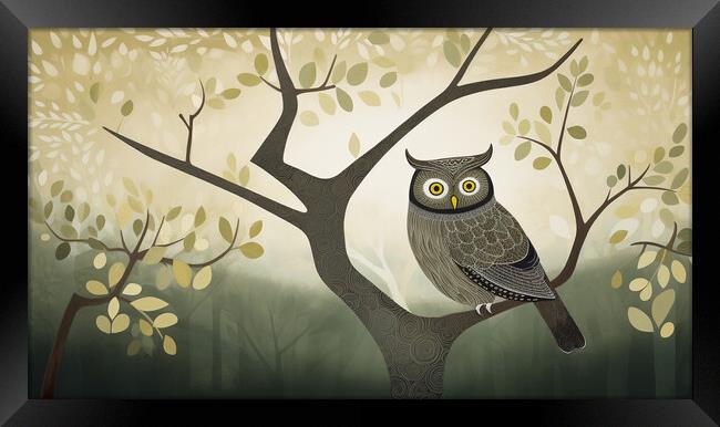Owl Framed Print by Bahadir Yeniceri