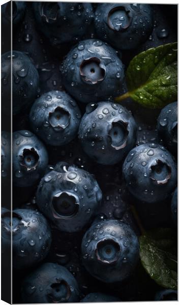 Blueberries Canvas Print by Bahadir Yeniceri