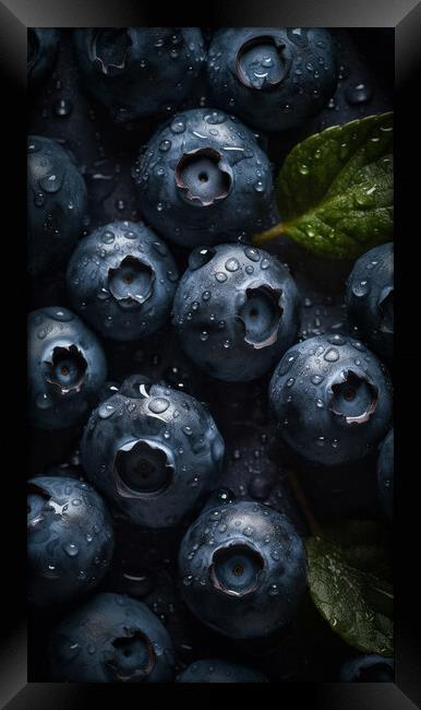 Blueberries Framed Print by Bahadir Yeniceri