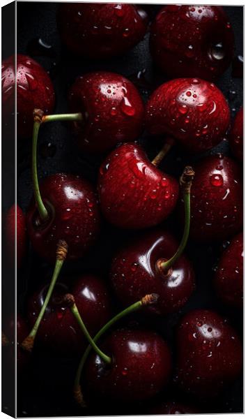 Cherries Canvas Print by Bahadir Yeniceri