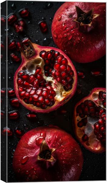 Pomegranates Canvas Print by Bahadir Yeniceri