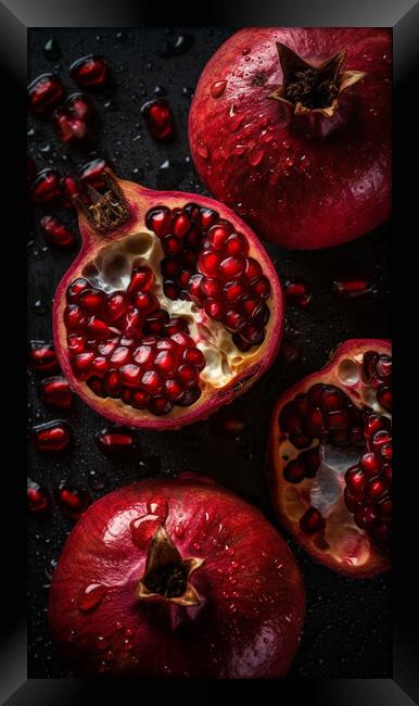 Pomegranates Framed Print by Bahadir Yeniceri