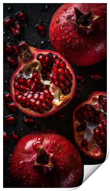 Pomegranates Print by Bahadir Yeniceri