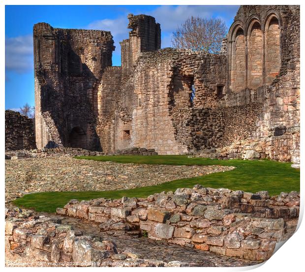 Kildrummy Castle Ruin 1250 Aberdeenshire Scotland / Outlaw King         Print by OBT imaging