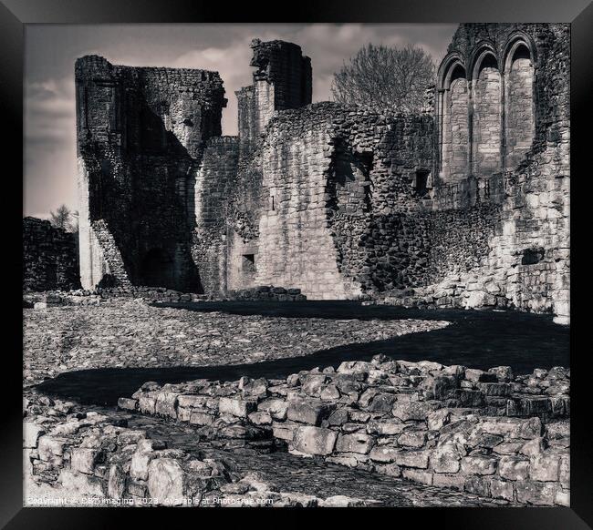 Kildrummy Castle Ruin 1250 Aberdeenshire Scotland  Framed Print by OBT imaging