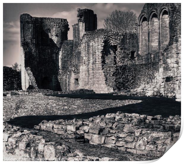 Kildrummy Castle Ruin 1250 Aberdeenshire Scotland  Print by OBT imaging