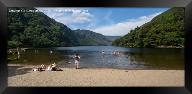 Mystical Beauty of Glendalough Framed Print by Derek Daniel