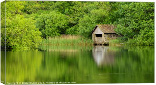 Boathouse at Rydal Canvas Print by Darrell Evans