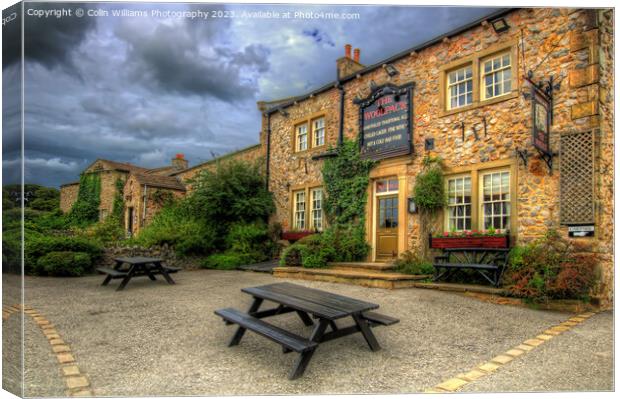 The Woolpack At Emmerdale 2 Canvas Print by Colin Williams Photography