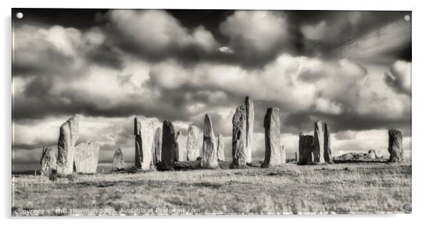 Standing Stones of Callanish Ancient Magic Acrylic by Phill Thornton