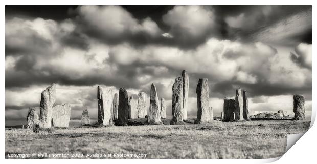 Standing Stones of Callanish Ancient Magic Print by Phill Thornton