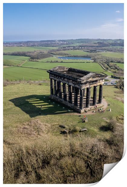 Penshaw Monument Print by Apollo Aerial Photography
