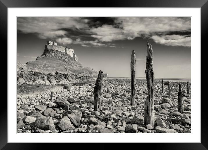 Lindisfarne Castle, Holy Island, Northumberland No Framed Mounted Print by Phill Thornton