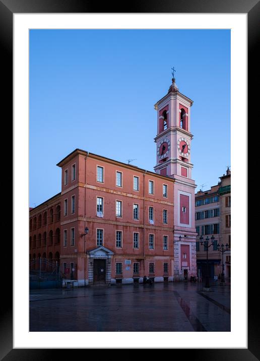 Rusca Palace at Dawn in City of Nice Framed Mounted Print by Artur Bogacki
