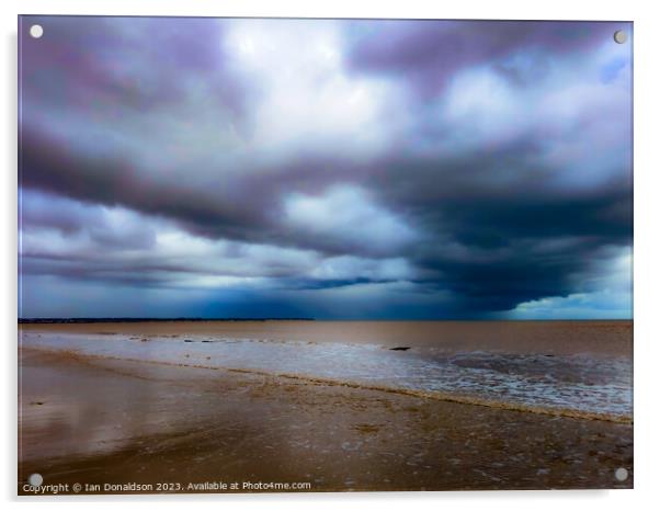 Storm Ahead Acrylic by Ian Donaldson
