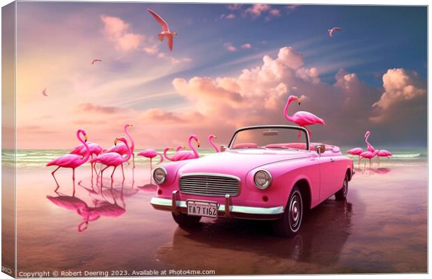Dreaming Pink Canvas Print by Robert Deering