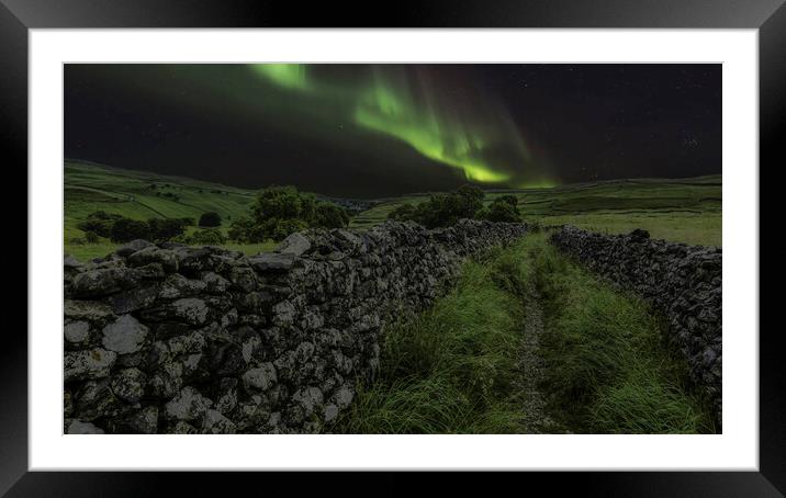 Celestial Symphony over Malham Cove Framed Mounted Print by Tim Hill