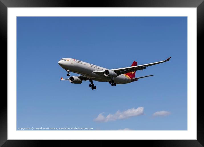 Capital Airlines Airbus A330-343         Framed Mounted Print by David Pyatt