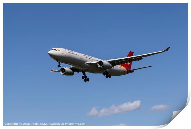 Capital Airlines Airbus A330-343         Print by David Pyatt