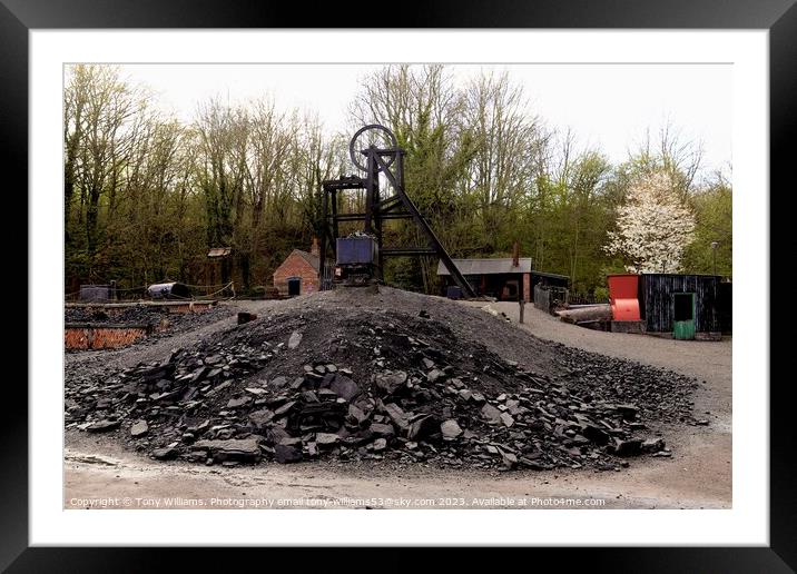 Old coal mine  Framed Mounted Print by Tony Williams. Photography email tony-williams53@sky.com