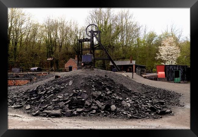 Old coal mine  Framed Print by Tony Williams. Photography email tony-williams53@sky.com